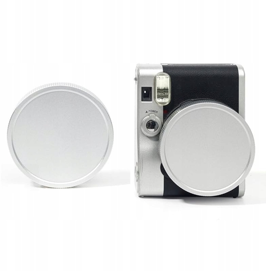 Picture of Dekielek Ochronny Dekiel Osona Na Obiektyw Do Fujifilm Fuji Instax Mini 90 / Srebrny