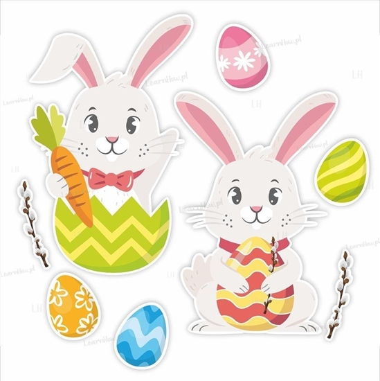 Picture of Dekoracja Wielkanoc - Zajczki