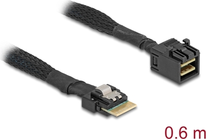 Picture of Delock Kabel Mini SAS HD SFF-8643 zu Slim SAS SFF-8654 4i 60 cm