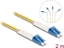 Picture of Delock Optical Fiber Cable LC Duplex to LC Duplex singlemode OS2 angled 2 m