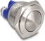Изображение Delock Push Button for Installation 16 mm 2 x Screw Terminal actuator domed