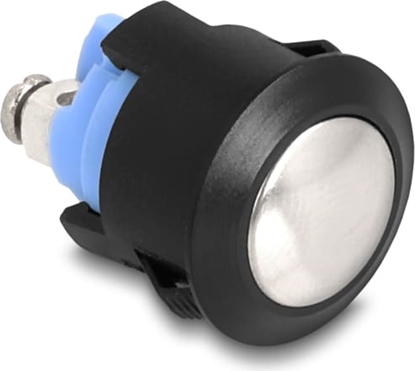 Attēls no Delock Push Button for Installation 16 mm 2 x Screw Terminal actuator domed plastic snap in assembly