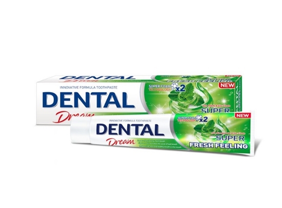 Изображение DENTAL Dream zobu pasta SUPER FRESH FEELING 100ml ( Izcelsmes valsts Bulgārija )
