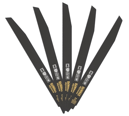 Picture of Dewalt brzeszczot do piy szablastej 228mm 5 sztuk uniwersalne (DT2316L-QZ)