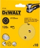 Изображение Dewalt DEWALT KREK RZEP.125 P120 /10szt.