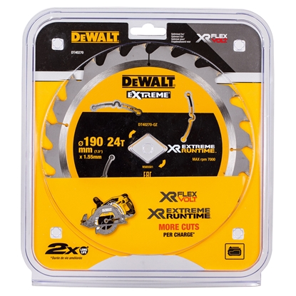 Изображение Griešanas disks kokam DeWalt DT40270; 190 mm; T24