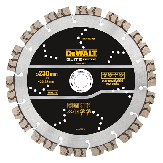 Picture of Dewalt DEWALT TARCZA DIAM.SEG. 230mm ELITE ZAST. OGÓLNE