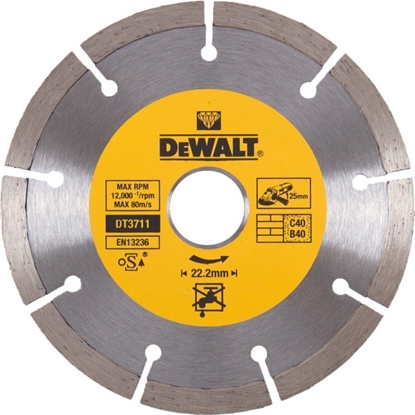 Изображение DeWalt DT3711-QZ Diamant-Trennscheibe 125mm