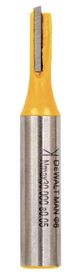 Изображение Dewalt Frez prosty 6mm,uch.8mm,d.r.19mm,d.c.55mm