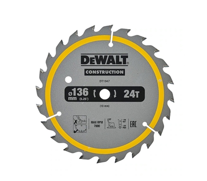 Picture of Dewalt Pia Tarcz.136x10mmx24z Dt1947-qz