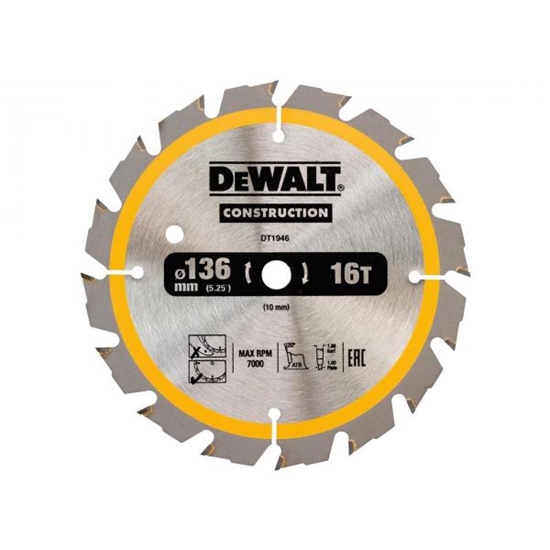 Picture of Dewalt Pia tarczowa 184x20mmx24z - DT1951-QZ