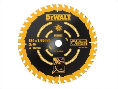 Picture of Dewalt Pia tarczowa do drewna 184x16mm 40z. - DT10303
