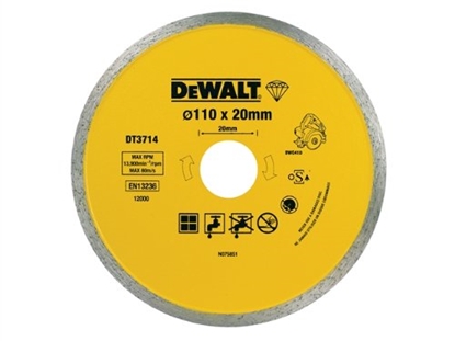 Picture of Dewalt Tarcza diamentowa 110x20mm ciga do DWC410 (DT3714)