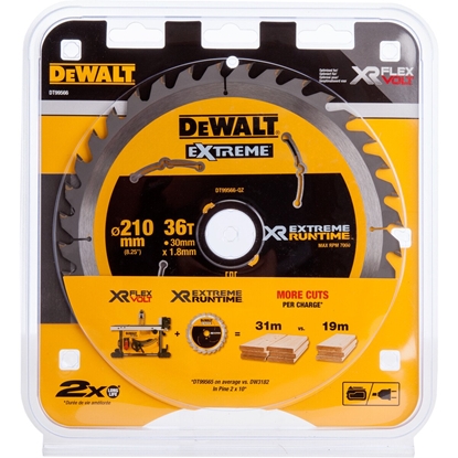 Picture of Dewalt Tarcza pilarskia do pilarki tarczowej 210mm 36 zbów (DT99566-QZ)