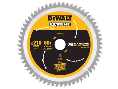 Picture of Dewalt Tarcza pilarskia do pilarki tarczowej 210mm 60 zbów(DT99567-QZ)
