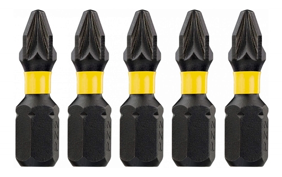 Picture of Dewalt udarowe kocówki wkrtarskie Pzx25mm Torsion 5 sztuk (DT7387T-QZ)