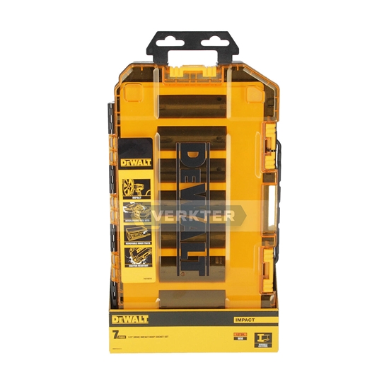Picture of Dewalt Zestaw gbokich nasadek udarowych 1/2" 7szt