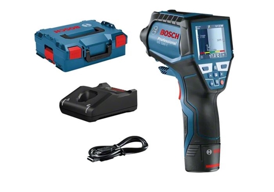 Picture of Digitālais termovizors - mitruma mērītājs Bosch GIS 1000 C Professional; 1x2,0 Ah akum.