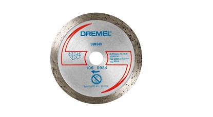 Attēls no Dimanta disks flīžu griešanai Dremel DSM540; 77 mm
