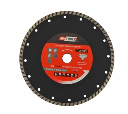 Изображение Dimanta griešanas disks AWTools AW45504; 230x22,2x2 mm