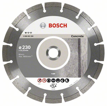 Attēls no Dimanta griešanas disks Bosch 2608603243; 230x22,23 mm; 10 gab.