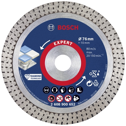 Attēls no Dimanta griešanas disks Bosch 2608900652; 76 mm