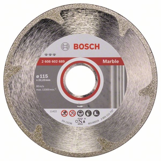 Picture of Dimanta griešanas disks Bosch BEST FOR MARBLE; 115 mm