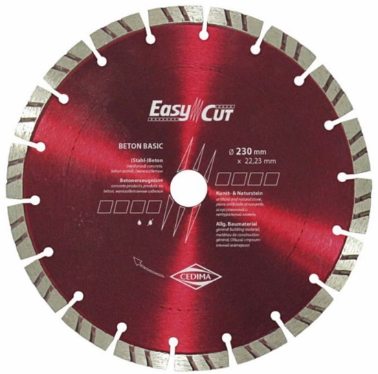 Picture of Dimanta griešanas disks Cedima Beton Basic; 125 mm