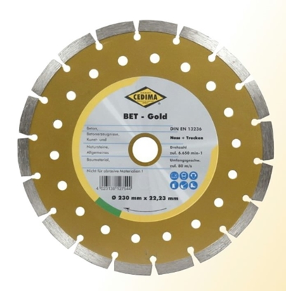 Picture of Dimanta griešanas disks Cedima Beton Gold; 230x22,23 mm