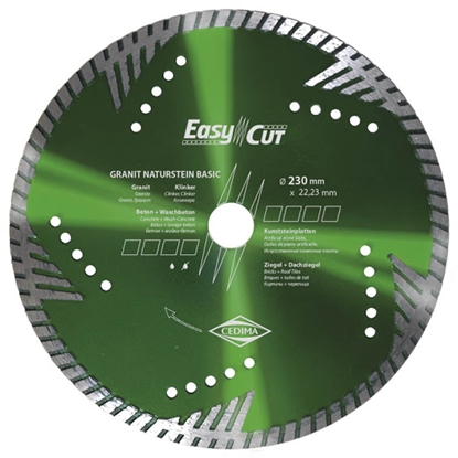 Picture of Dimanta griešanas disks Cedima Granit Naturstein Basic; 230x22,23 mm