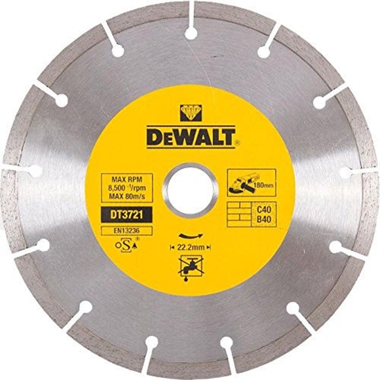 Изображение Dimanta griešanas disks DeWalt DT3721-QZ; 180 mm