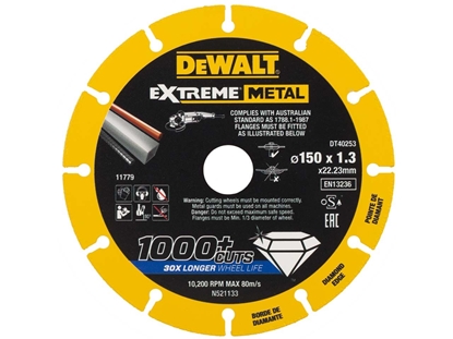 Изображение Dimanta griešanas disks DeWalt DT40253-QZ; 150 mm