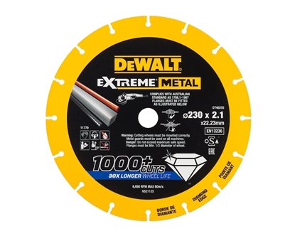 Изображение Dimanta griešanas disks DeWalt DT40255-QZ; 230x22,23 mm