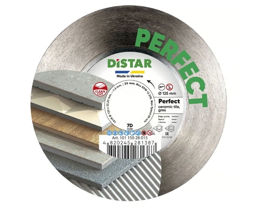 Изображение Dimanta griešanas disks DISTAR 10115028015; 125x22,23x1,5 mm