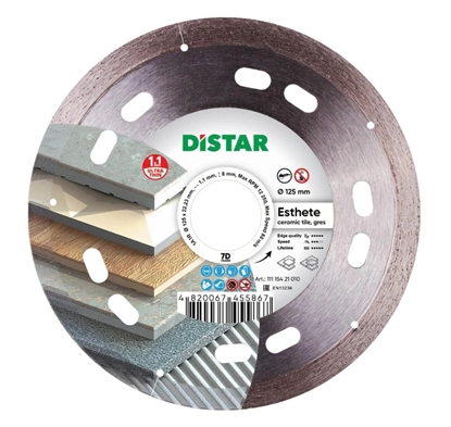 Picture of Dimanta griešanas disks DISTAR 11115421010; 125x22,23x1,1 mm