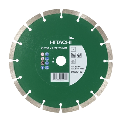Attēls no Dimanta griešanas disks Hikoki 60320123; 230 mm