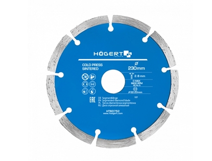 Attēls no Dimanta griešanas disks Hogert HT6D752; 230 mm