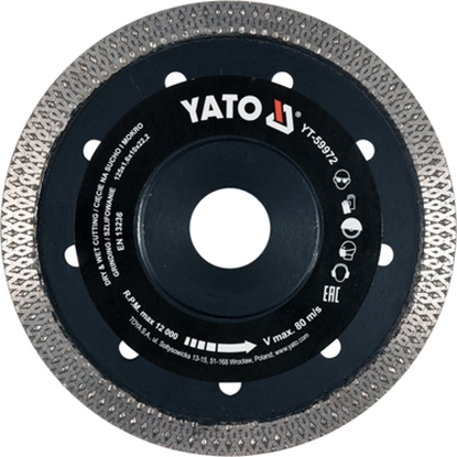 Attēls no Dimanta griešanas disks Yato YT-59975; 230x2,0 mm
