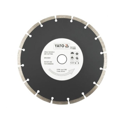 Attēls no Dimanta griešanas disks Yato YT-6005; 230 mm