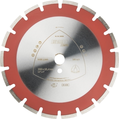 Attēls no Dimanta griešanas disks Klingspor DT 602 B Supra; 500x3,7x25,4 mm