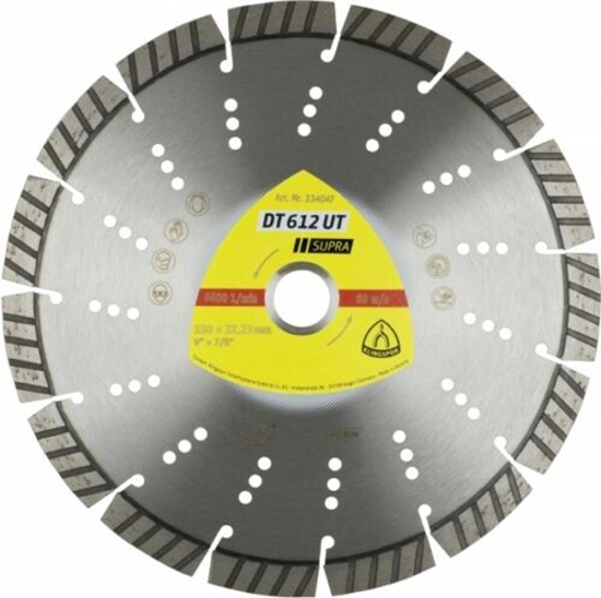 Picture of Dimanta griešanas disks Klingspor DT 612 UT Supra; 150x22,23 mm