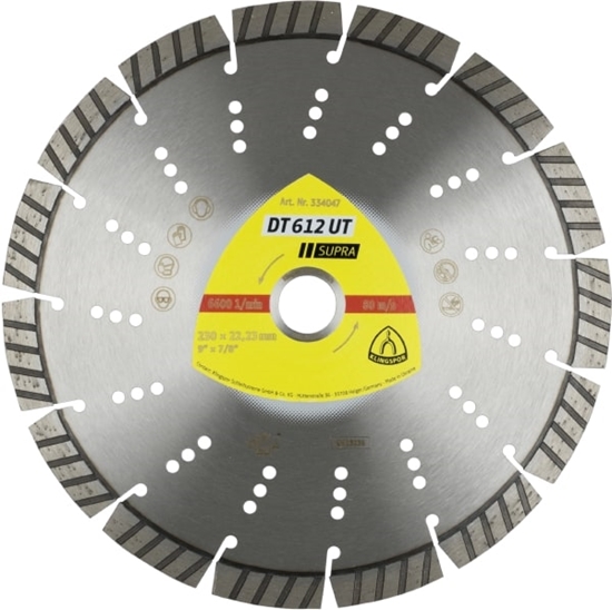 Picture of Dimanta griešanas disks Klingspor DT 612 UT Supra; 180x2,6x22,23 mm