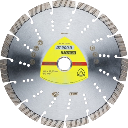 Attēls no Dimanta griešanas disks Klingspor DT 900 U Special; 180x2,6x22,23 mm