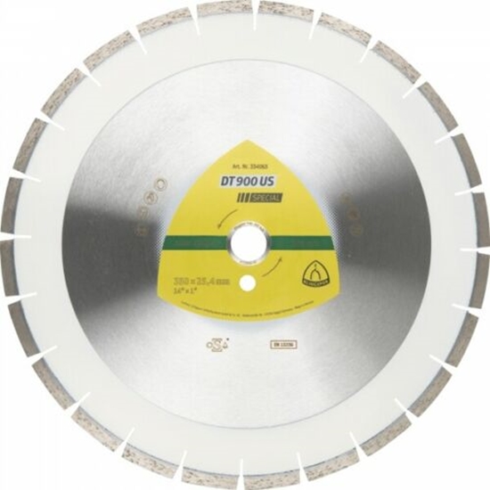 Picture of Dimanta griešanas disks Klingspor DT 900 US Special; 450x25,4 mm