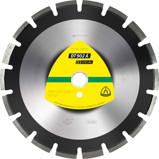 Изображение Dimanta griešanas disks Klingspor DT 902 A Special; 350x3,2x25,4 mm