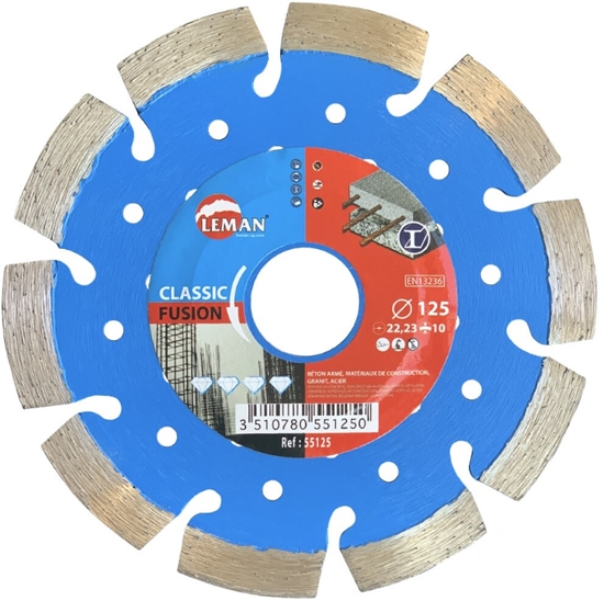 Picture of Dimanta griešanas disks LEMAN F55125; 125x22,23x2,0 mm