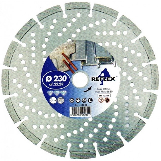 Picture of Dimanta griešanas disks LEMAN F55230; 230x22,23x2,5 mm