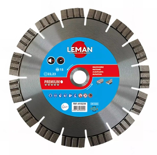 Picture of Dimanta griešanas disks LEMAN F815230; 230x22,23x2,6 mm