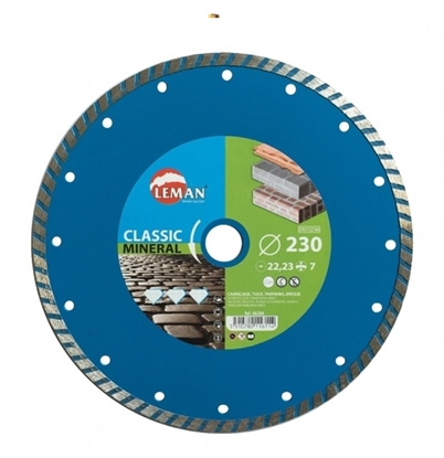 Picture of Dimanta griešanas disks LEMAN F881254; 125x22x7 mm