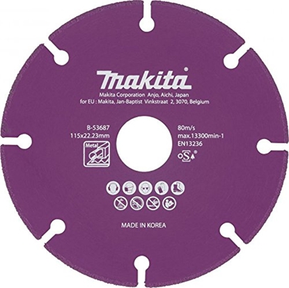 Изображение Dimanta griešanas disks Makita B-53693; 125 mm